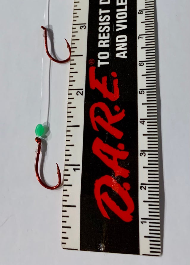 Supertackle 100 Kokanee & Trout size #2 Magenta Needle Point ZAP fishing  hooks